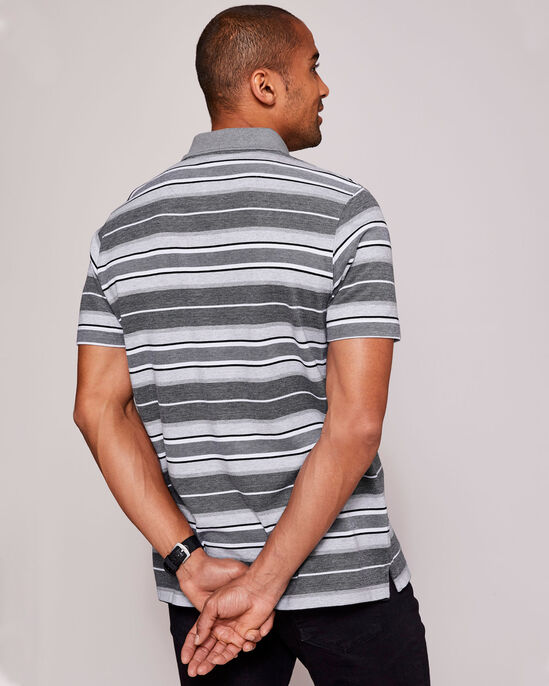 Guinness™ Short Sleeve Birdseye Stripe Polo Shirt