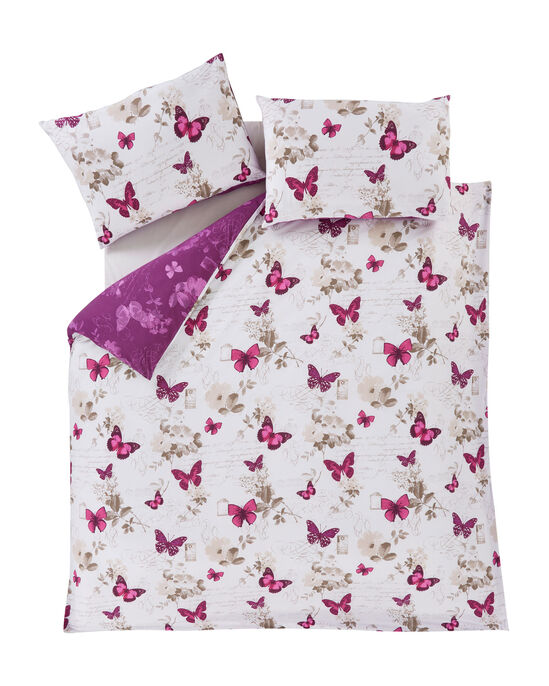 Purple Butterfly Duvet Set