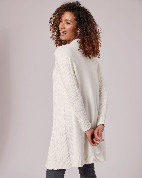 Longline Cable Cardigan