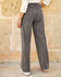 Stretch Jersey Denim Wide-Leg Pull-On Trousers