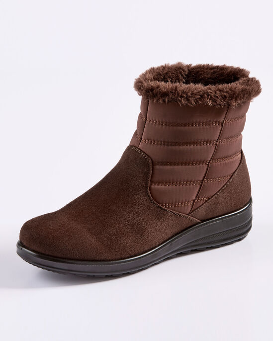 Cosy Lined Flexisole Quilted Boots