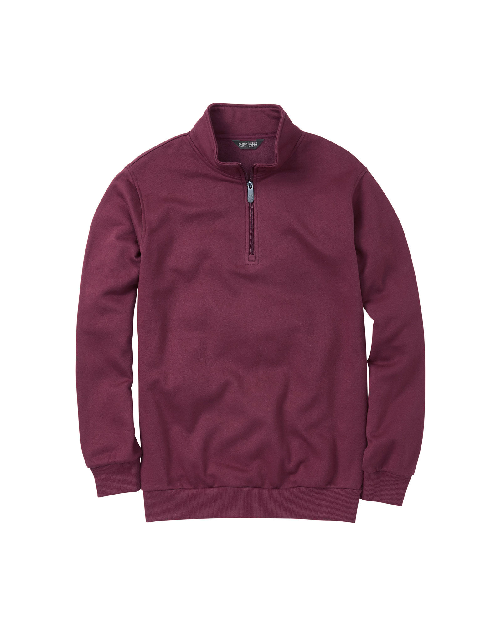 ROA Men's Jersey Half Zip Sweat in Ecru ROA