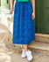 Printed Pull-On Midi Skirt