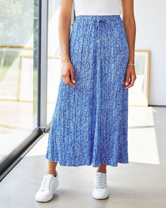 Melody Crinkle Satin Maxi Skirt