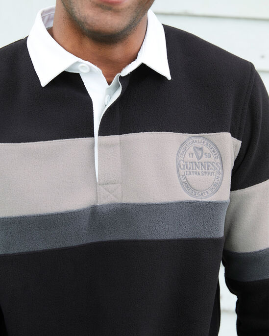 Guinness™ Long Sleeve Panelled Fleece Rugby Shirt