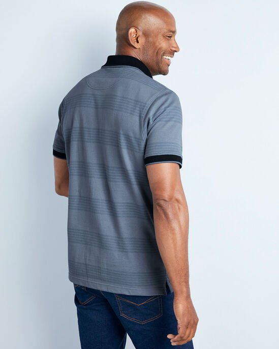 Guinness™ Short Sleeve Tonal Stripe Polo Shirt