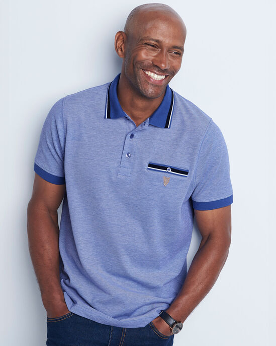 Guinness™ Short Sleeve Birdseye Pocket Polo Shirt