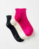 3 Pack Scallop Top Bamboo Anklet Socks