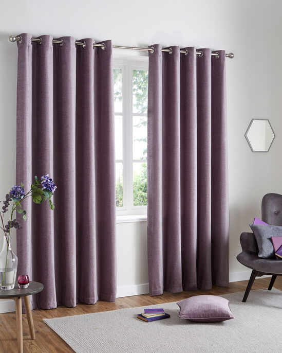 Luxury Chenille Eyelet Curtains