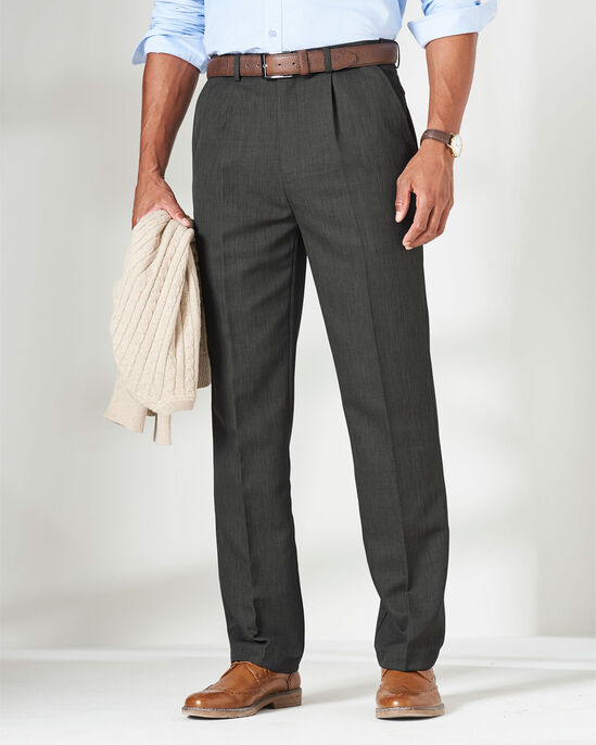 Pleat Front Supreme Easy-Care Trousers