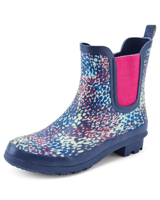 Printed Ankle Wellington Boots