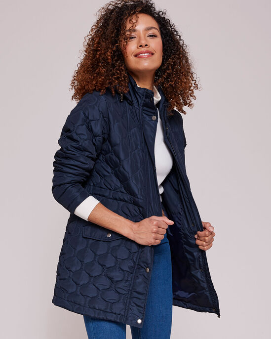 Quilted Hooded Parka Jacket