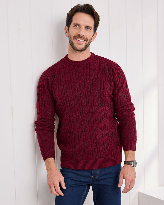Cable Knit Crew Neck