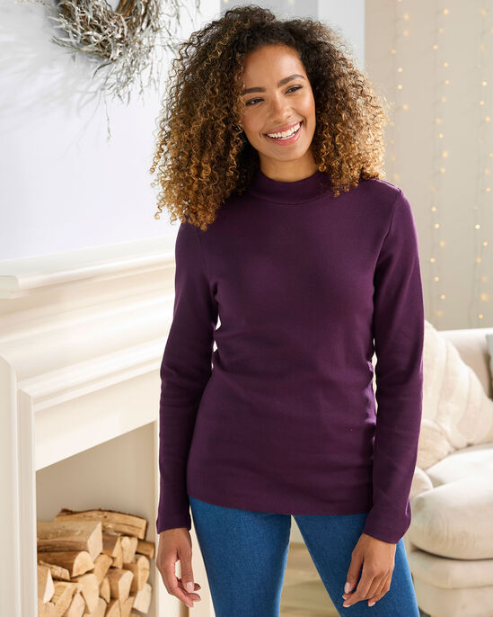 Cosy-Up Long Sleeve Turtleneck Top