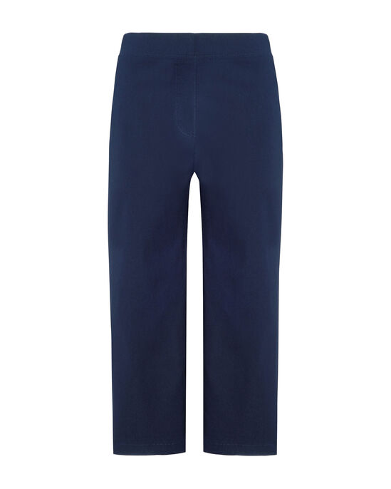 Super Stretchy Pull-On Straight Leg Crop Trousers