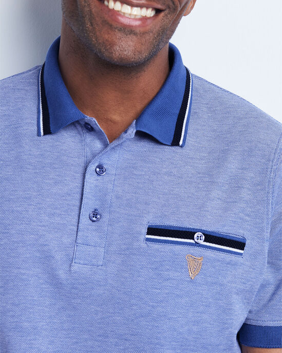 Guinness™ Short Sleeve Birdseye Pocket Polo Shirt