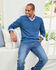 Cotton V-Neck Jumper