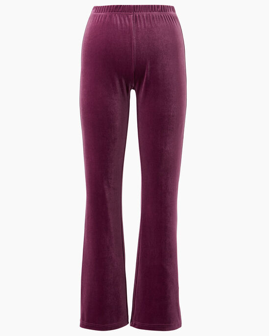 Irresistible Velour Slim Flare Pull-On Trousers