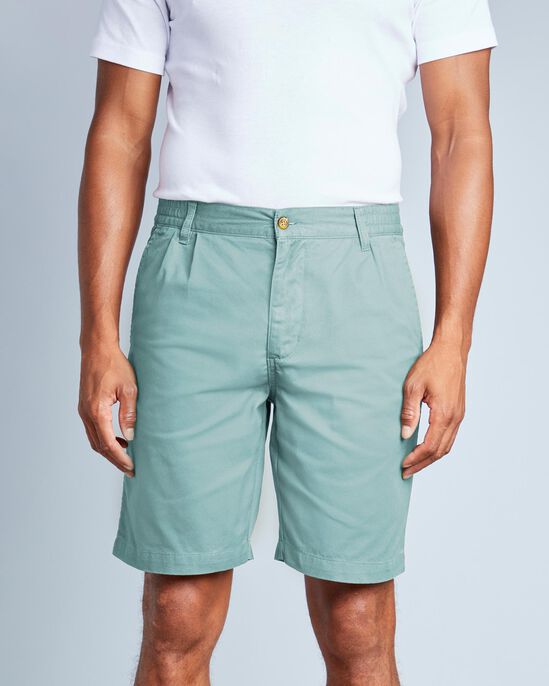 Pleat Front Comfort Shorts