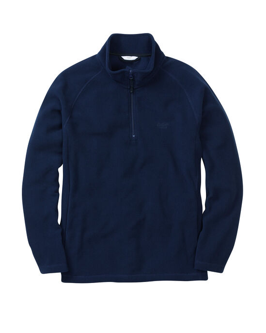 Recycled Microfleece Half Zip Top