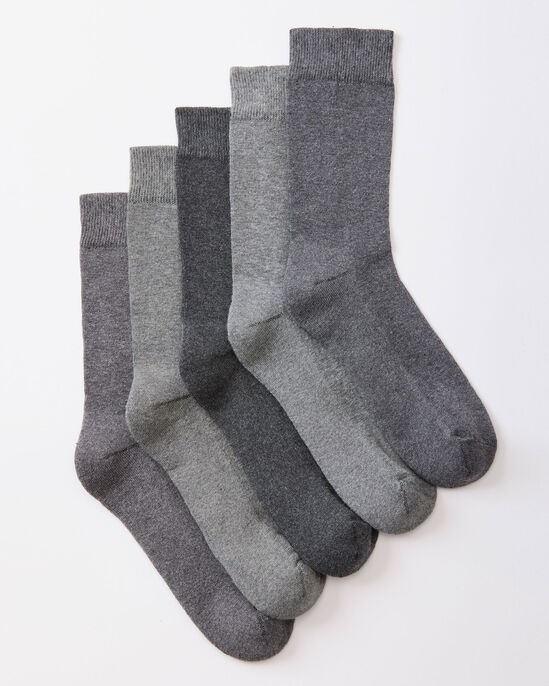 5 Pack Comfort Top Cushioned Sole Socks