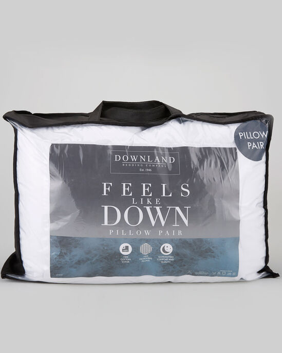 Pair of Feels-Like-Down Pillows