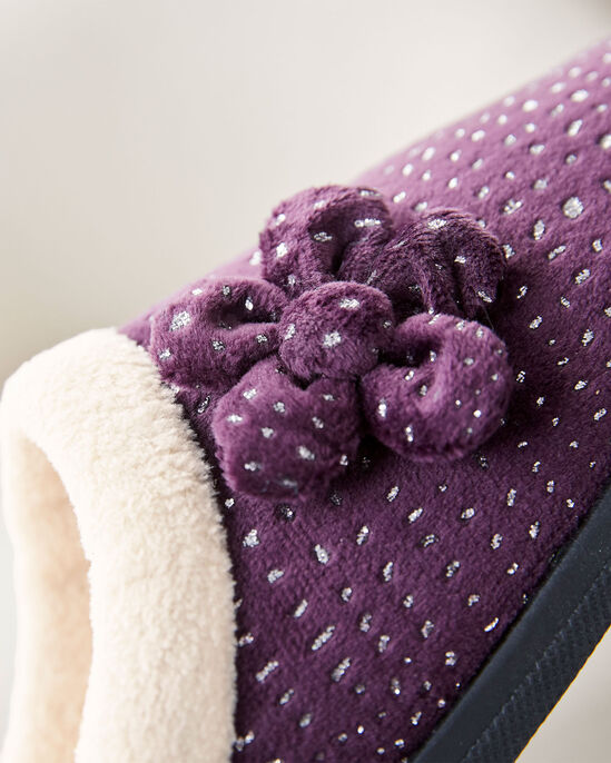 Flower Mule Slippers