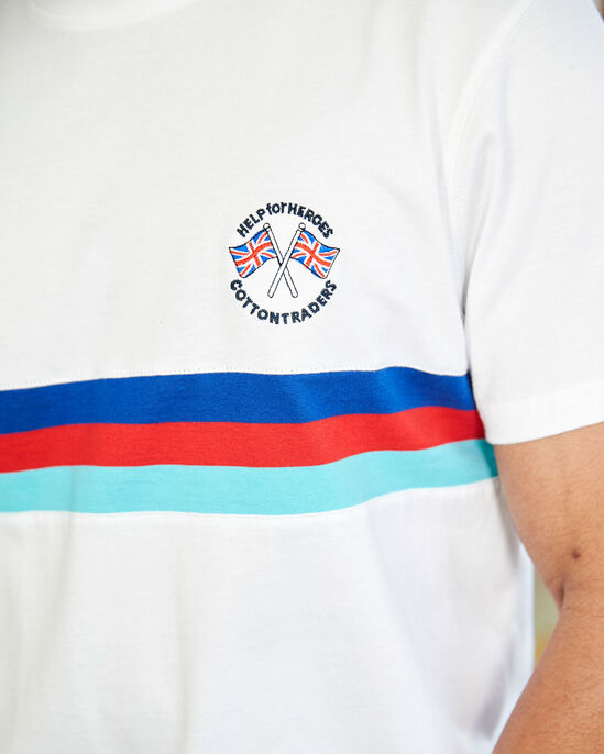 Help For Heroes Short Sleeve Panelled T-shirt