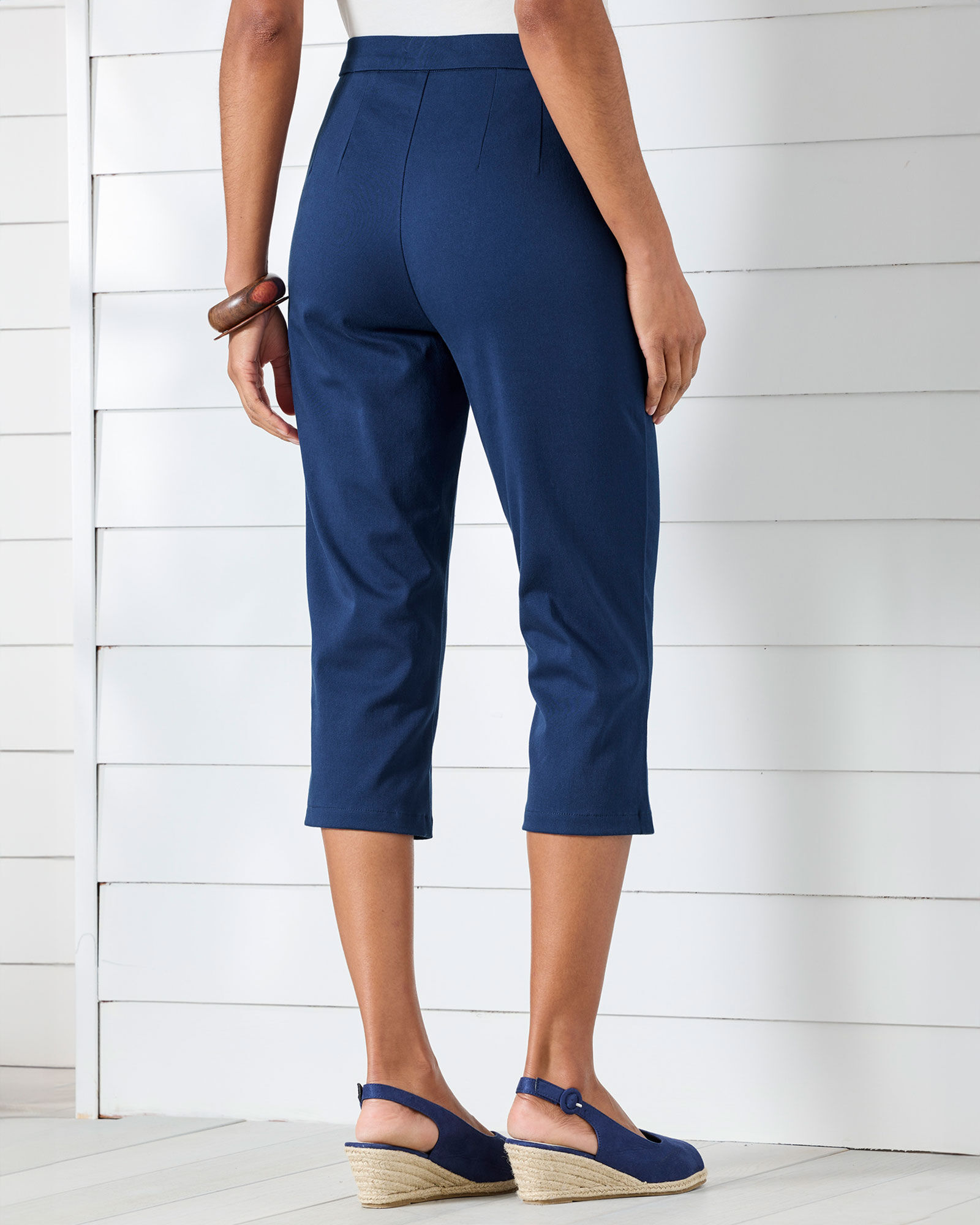 Casual cropped trousers online