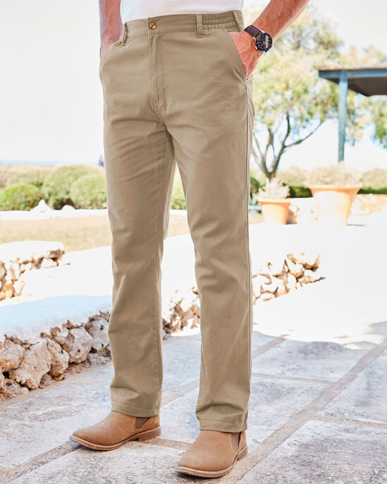 Flat Front Comfort Trousers