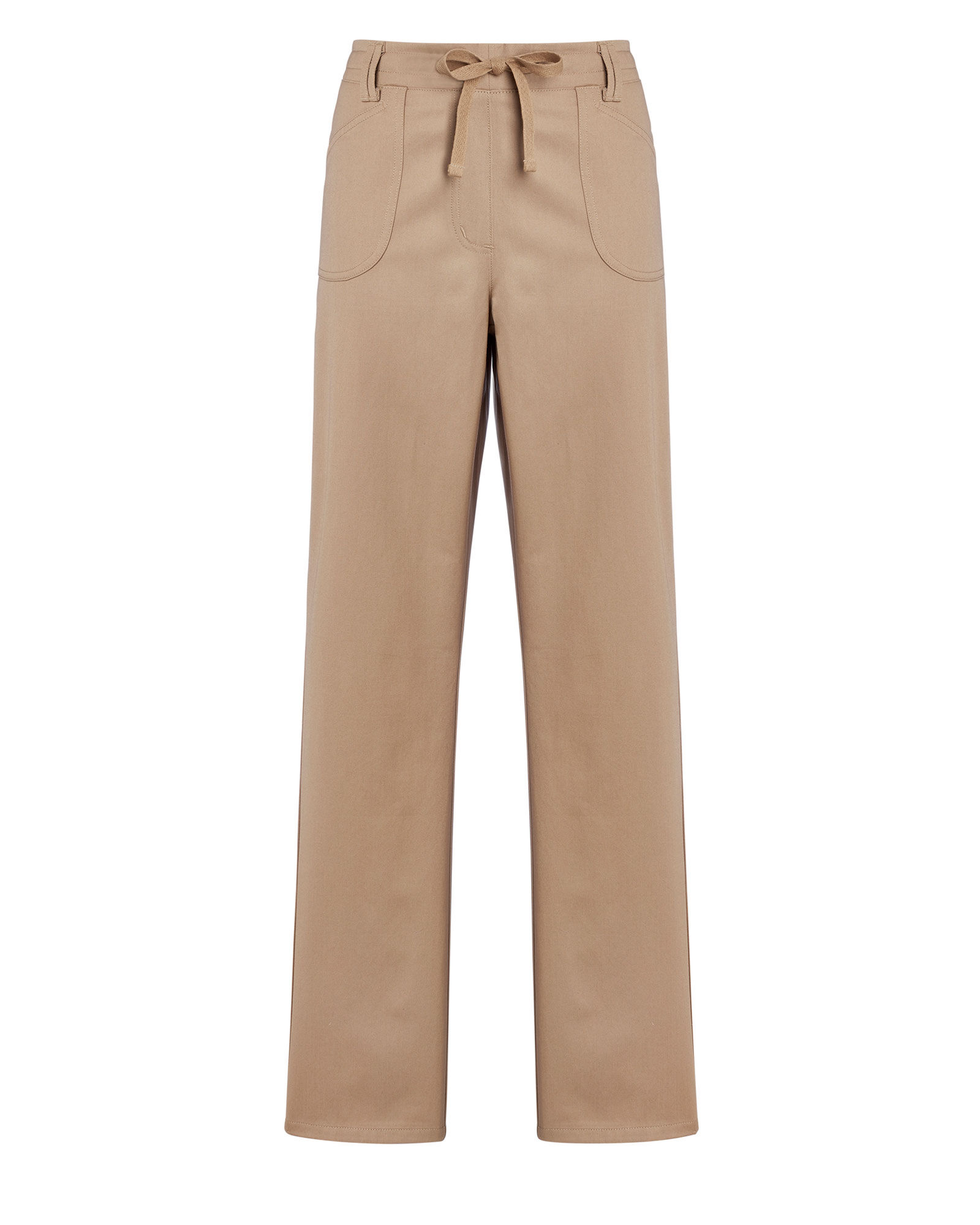 Siviglia Trouser in Brown Womens Clothing Trousers Slacks and Chinos Full-length trousers 