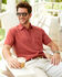 Woven Textured Polo Shirt