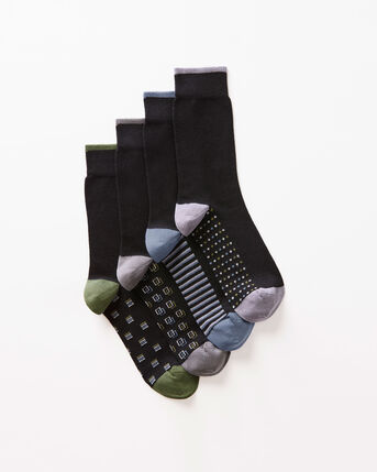 4 Pack Comfort Top Socks