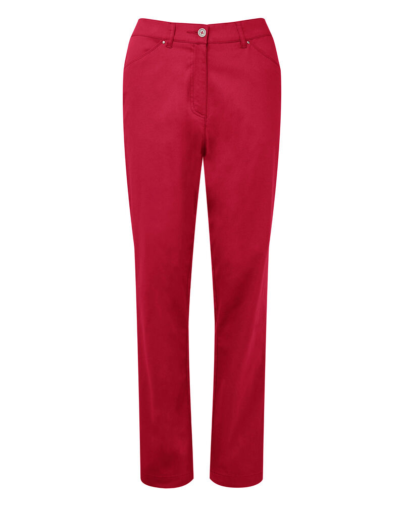 mens red chinos trousers