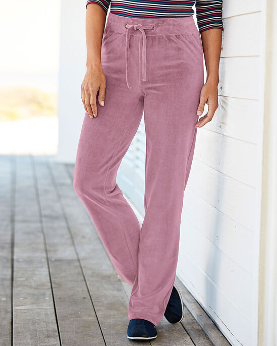 Velour Pull-on Trousers