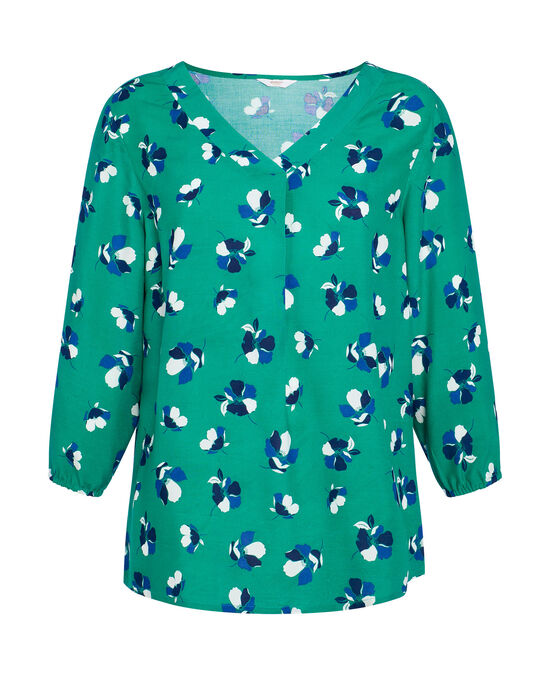 Cherie Printed Woven Blouse