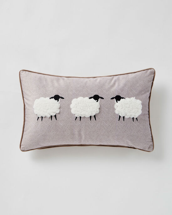 Appliqué Sheep Cushion