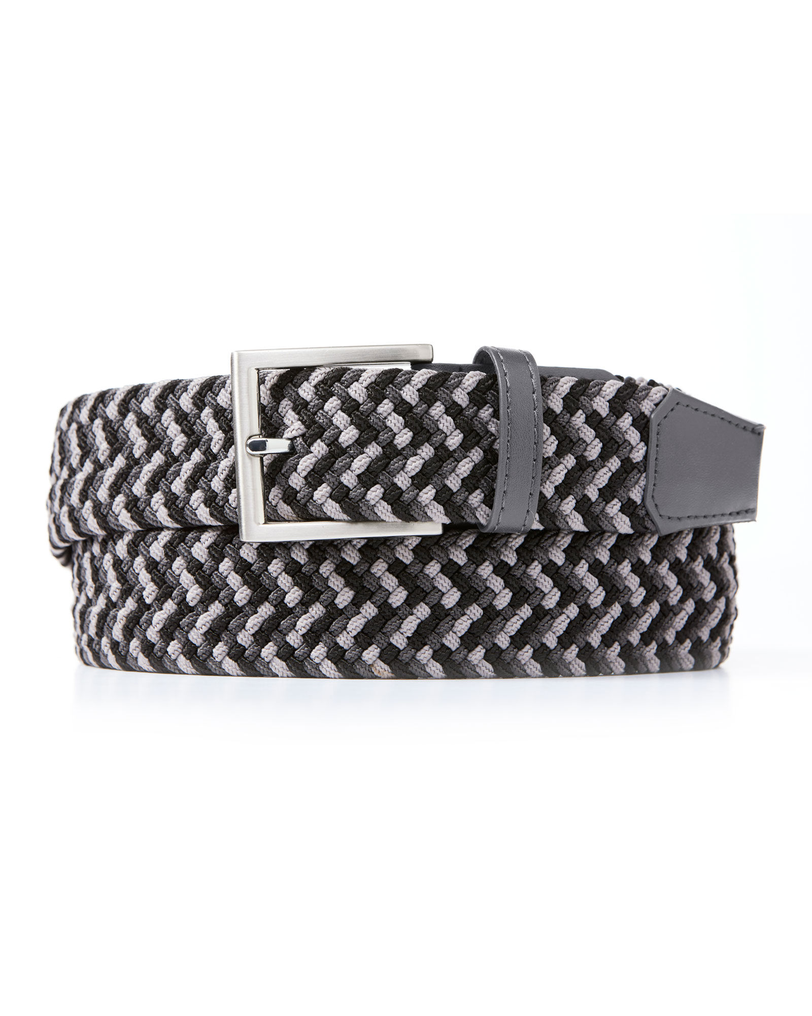 Men s Elasticated Belt Blue Navy at Cotton Traders