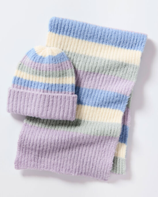 Knitted Hat & Scarf Set