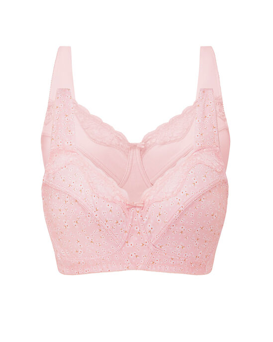 2 Pack Eve Non-Wired Cotton-Rich Bras