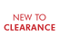 New to Clearance New to Clearance