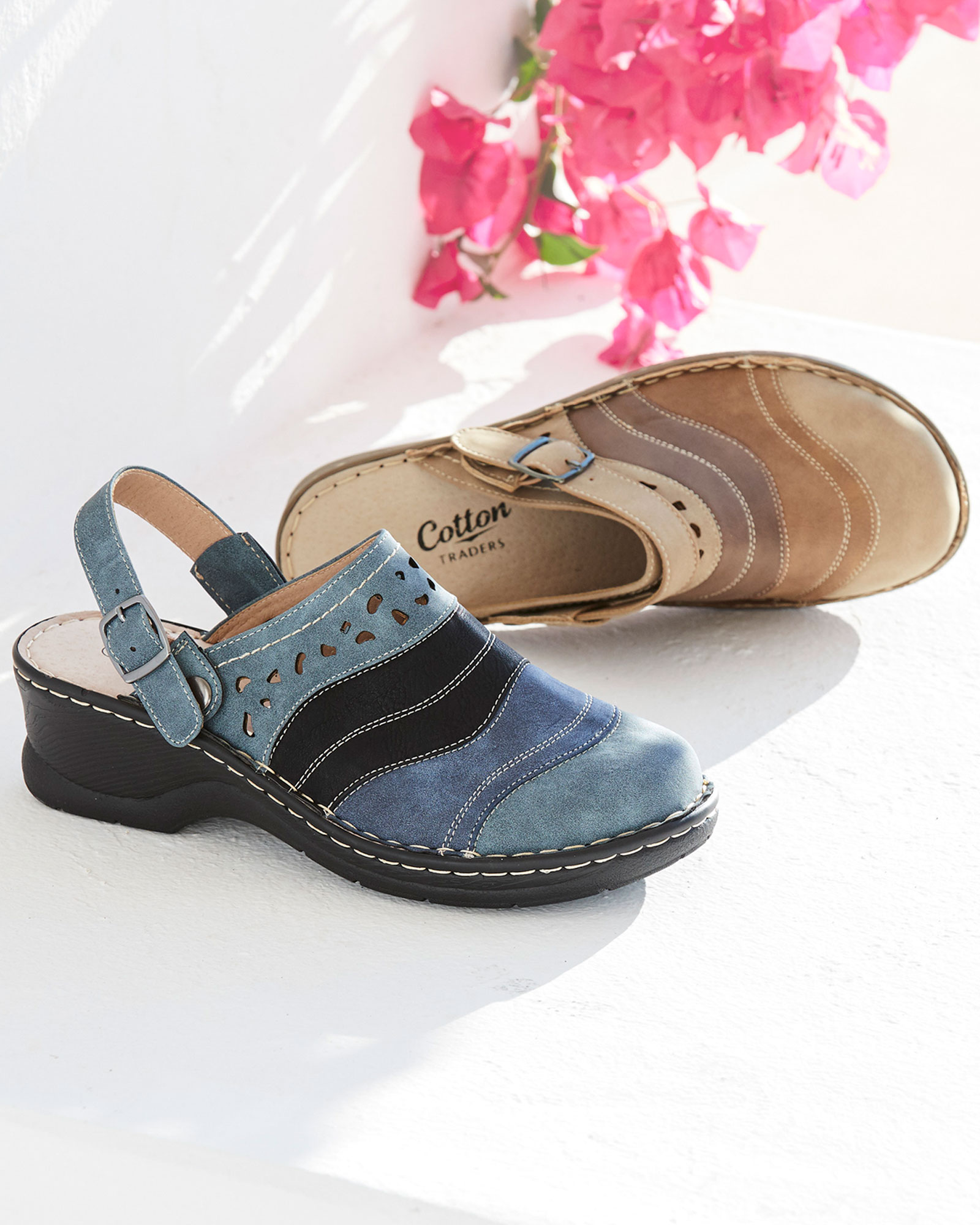 Cotton traders clogs
