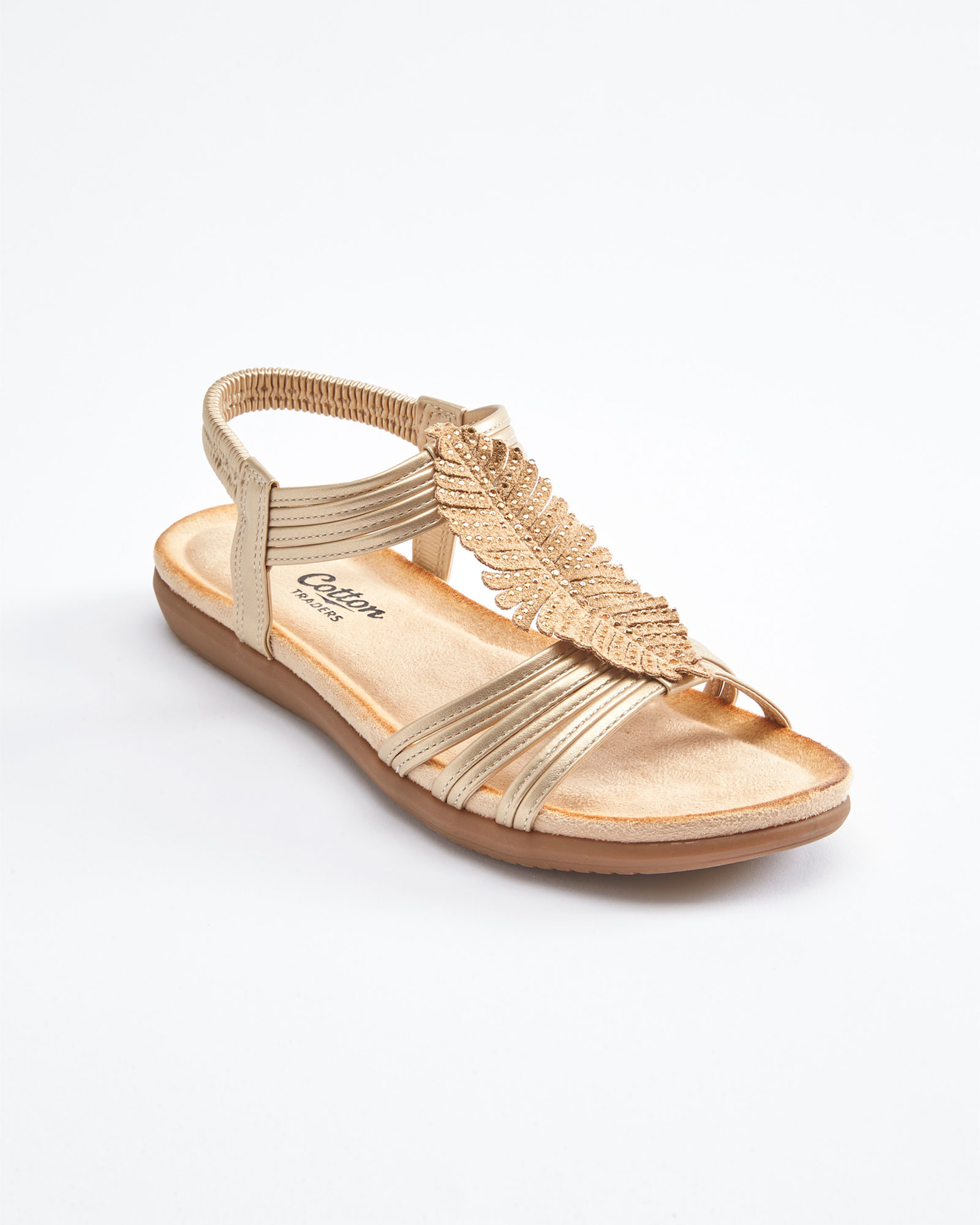Cotton sandals store