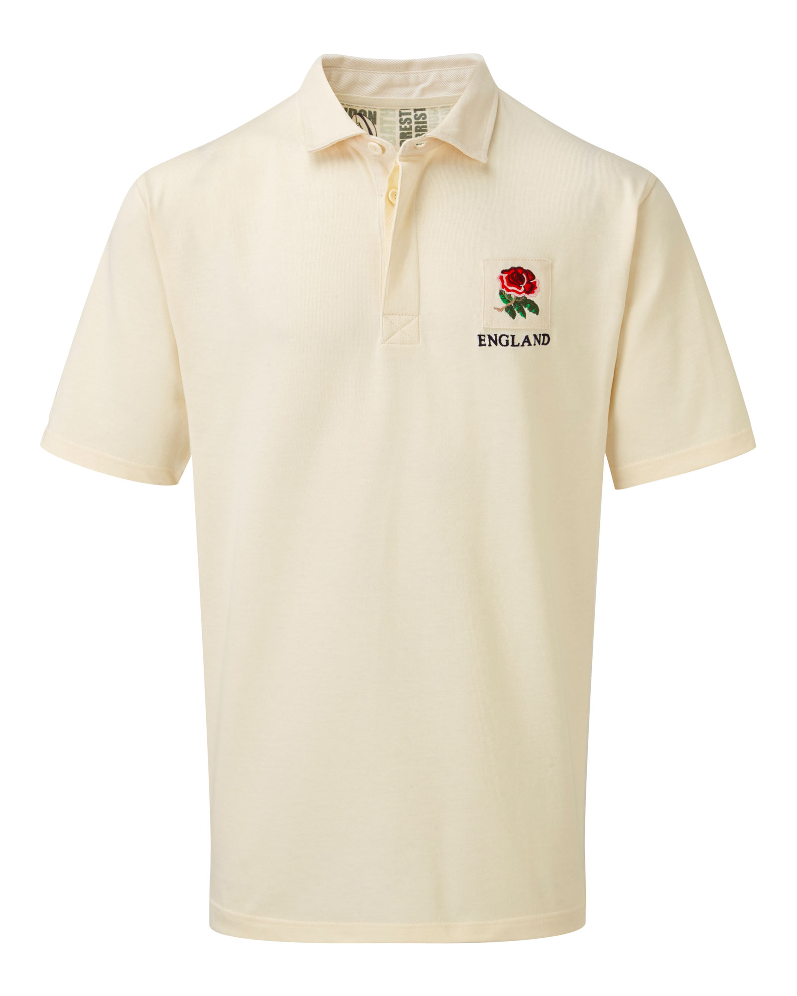 Short Sleeve England Classic Rugby Shirt At Cotton Traders
