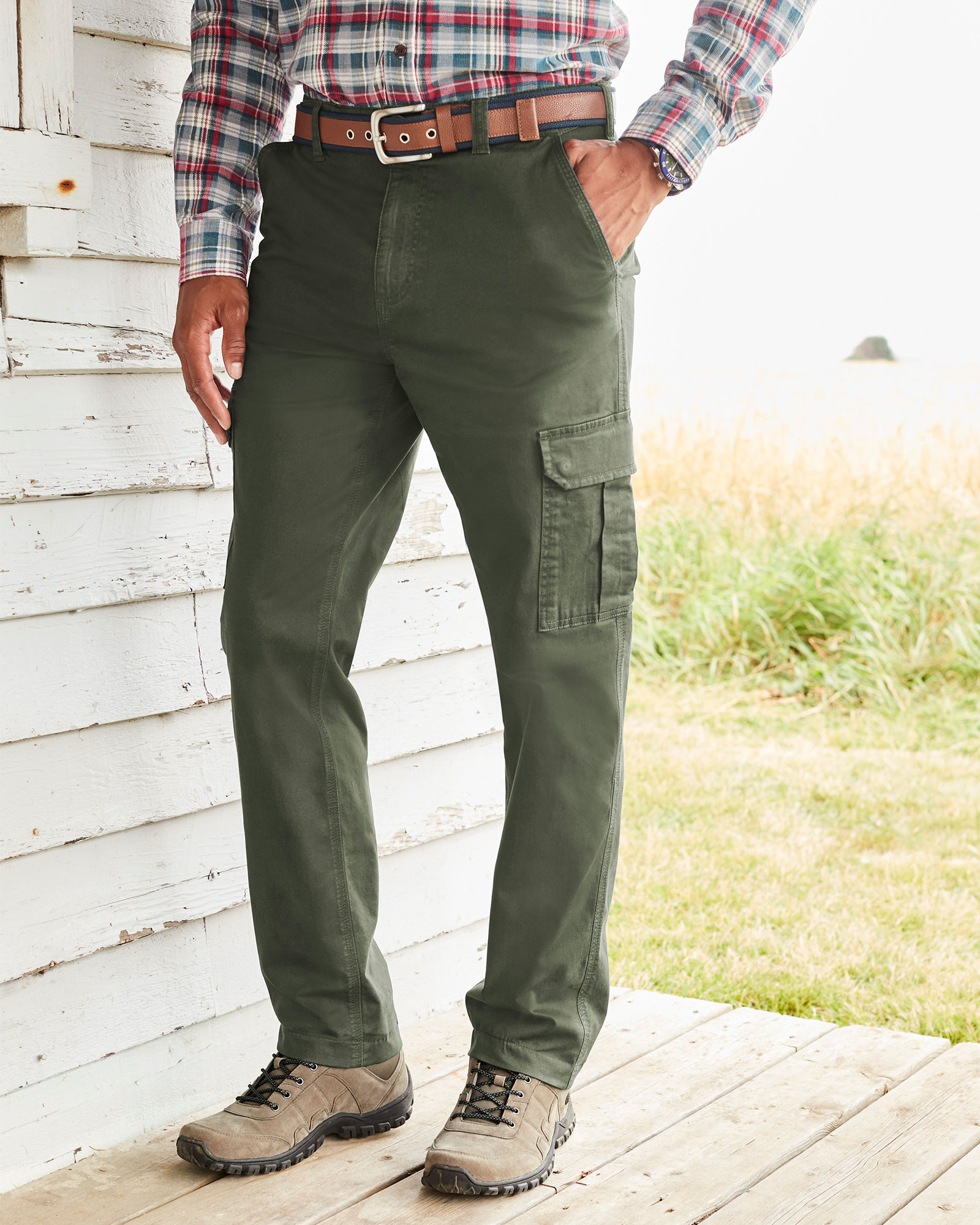 Stretch Cargo Trousers at Cotton Traders