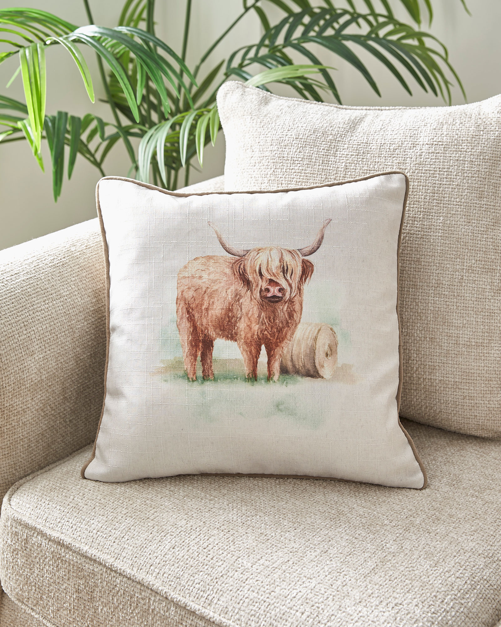 Highland Cow Cushion