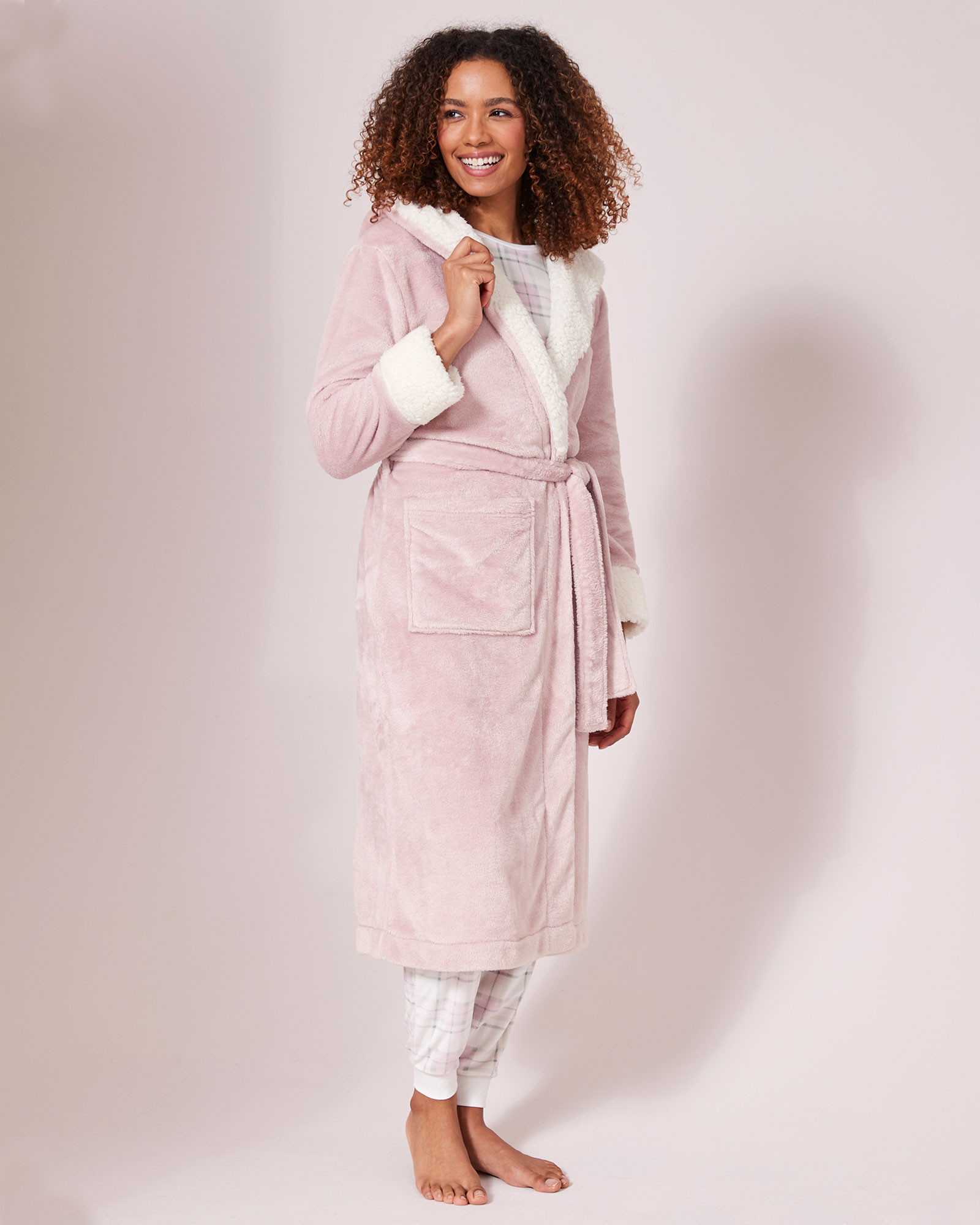 Arabella Dressing Gown Pink Rose – Add to Cart