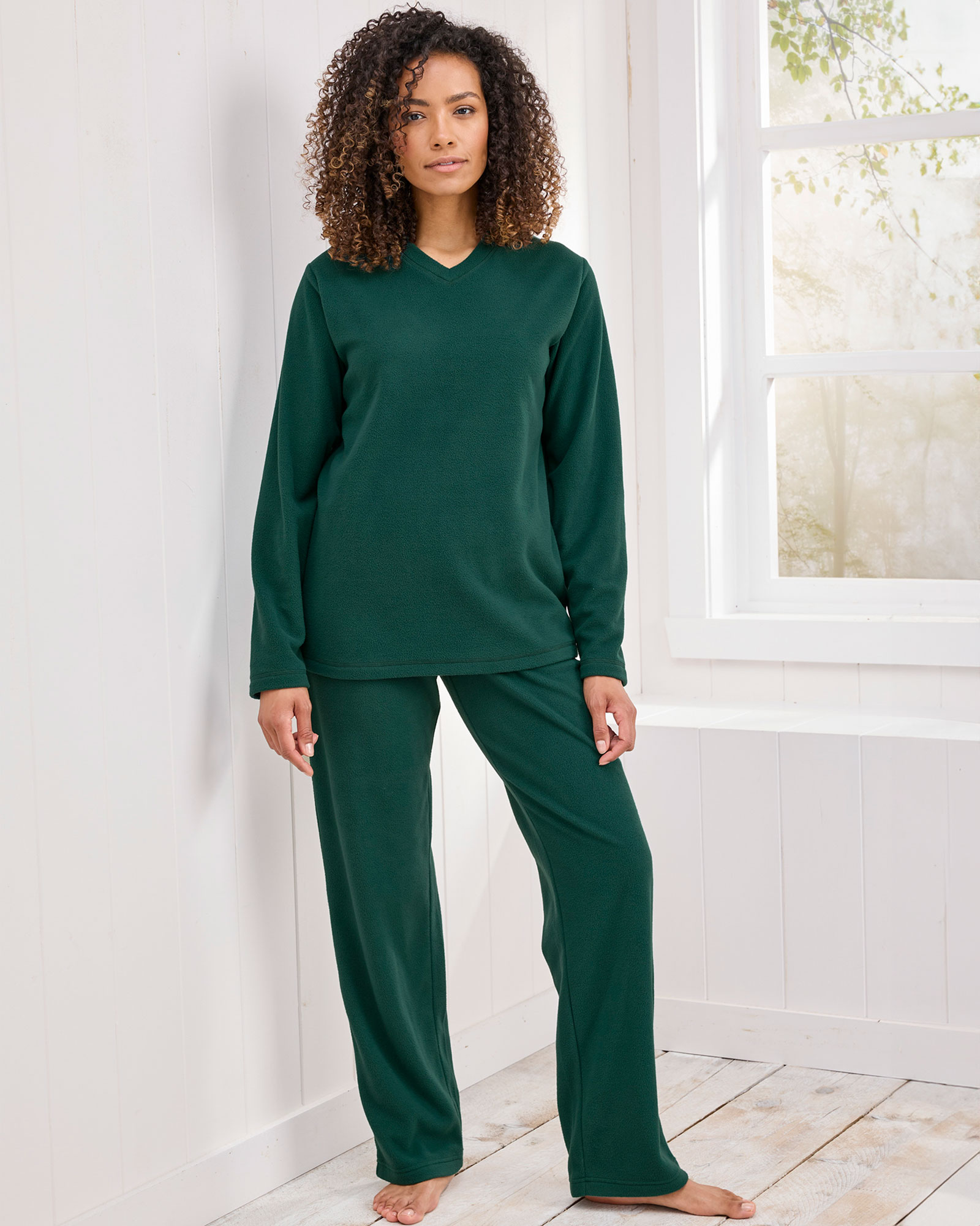 Fleece Long Sleeve Top at Cotton Traders
