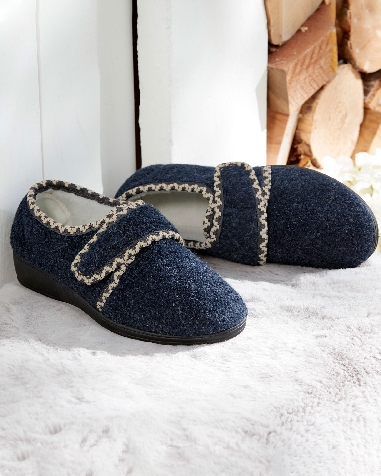 Adjustable Slippers at Cotton Traders