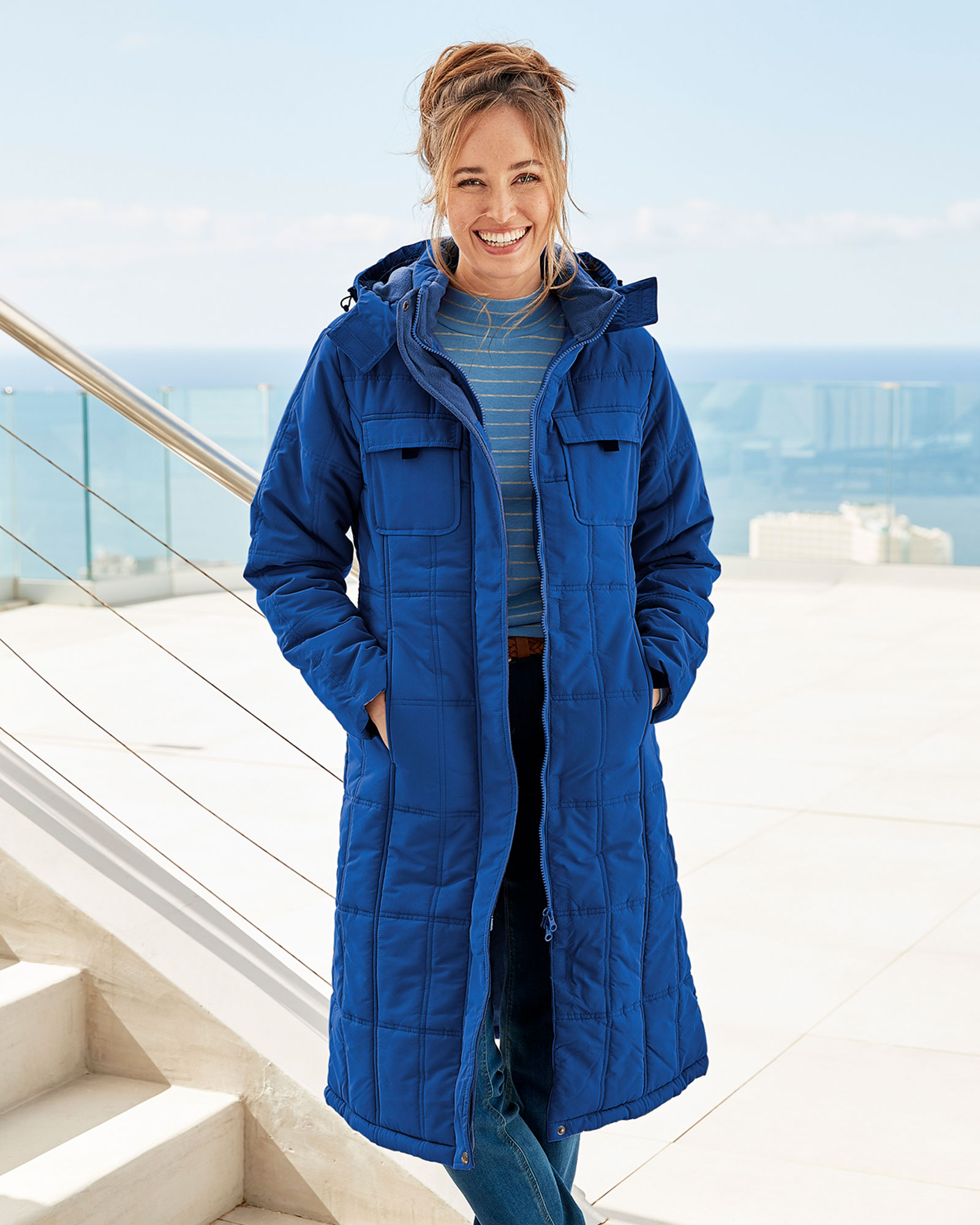 Cotton traders ladies padded coats clearance